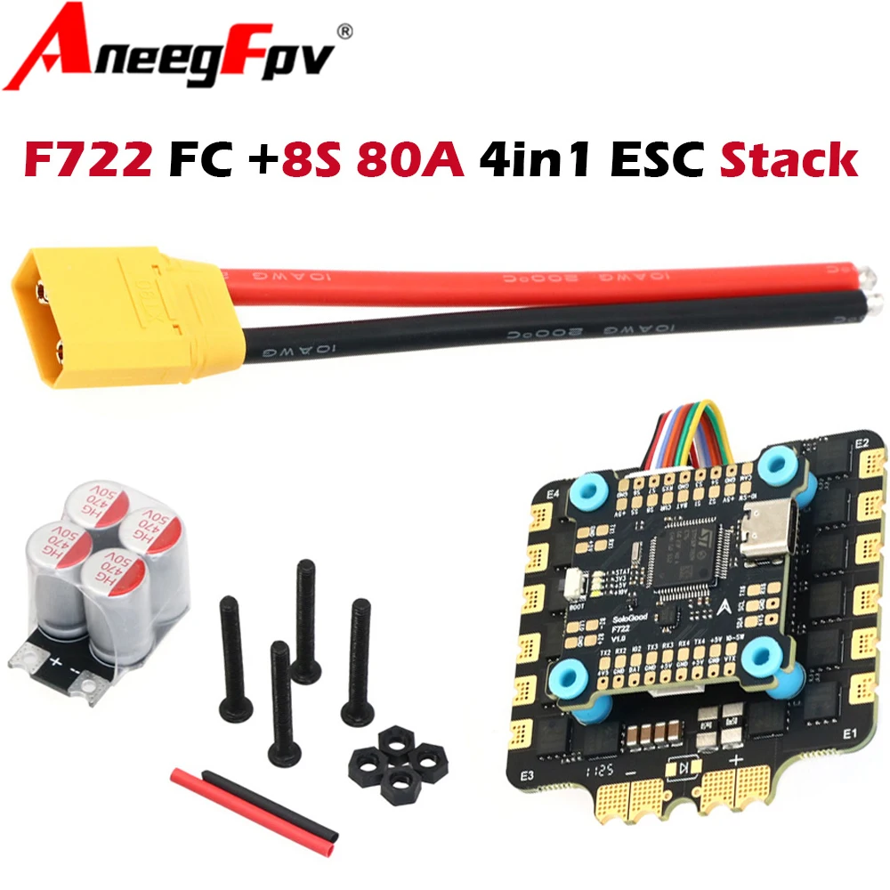 RoRusSoloGood F722 F7 6S Контр – обзор и цена Speedybee F405 V4 Bls 55A Stack